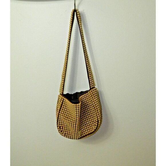 Vintage Beaded Crossbody Bag - Brown and Black - Picture 5 of 9